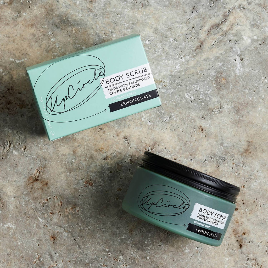 UpCircle Lemongrass Body Scrub with Coffee Lagoon Beauty 