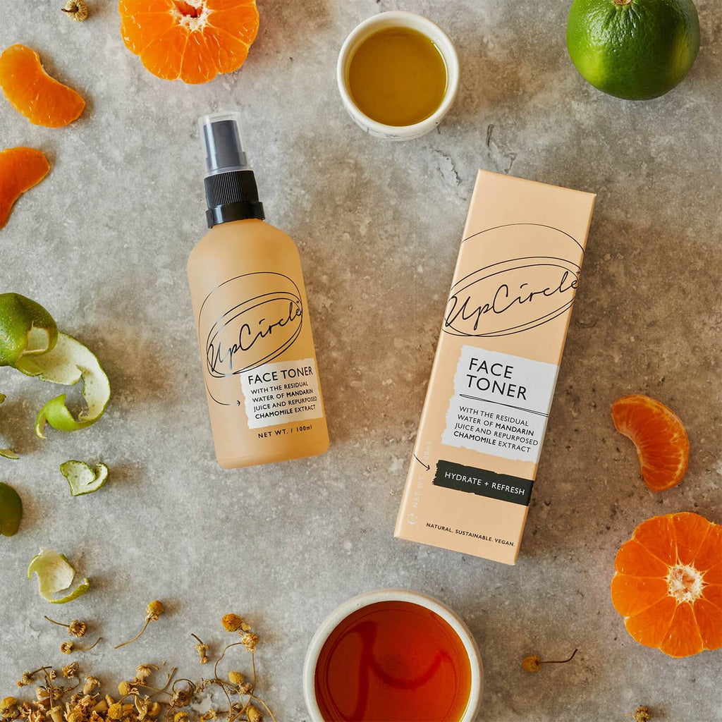 UpCircle Face Toner with Mandarin and Chamomile Lagoon Beauty