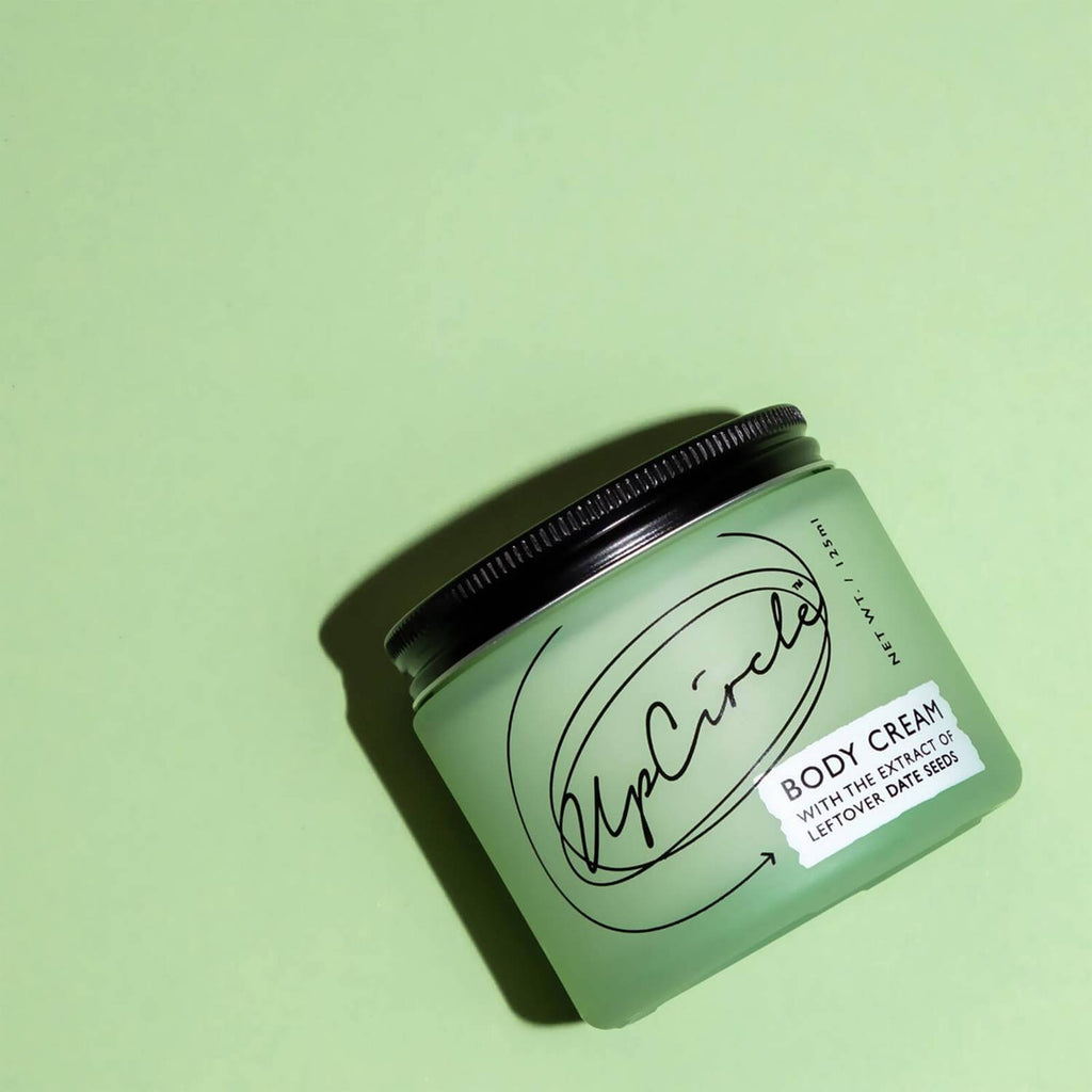 UpCircle Body Cream with Date Seeds Lagoon Beauty 