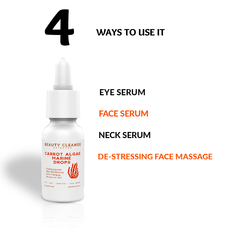 Anti-Fatigue Carrot Algae Marine Drops  BEAUTY CLEANSE