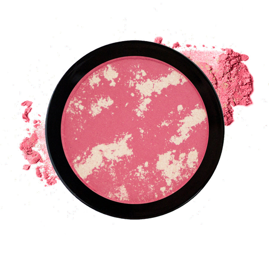 emani cosmetics emani foundation vegan mineral makeup mosaic blush, pink blush, vegan blush, vegan make up, organic make up