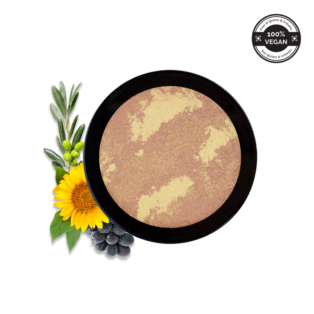 emani cosmetics emani foundation vegan mineral makeup mosaic blush, pink blush, vegan blush, vegan make up, organic make up