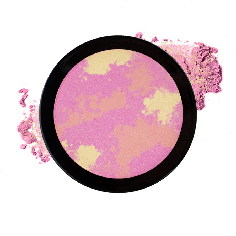 emani cosmetics emani foundation vegan mineral makeup mosaic blush, pink blush, vegan blush, vegan make up, organic make up