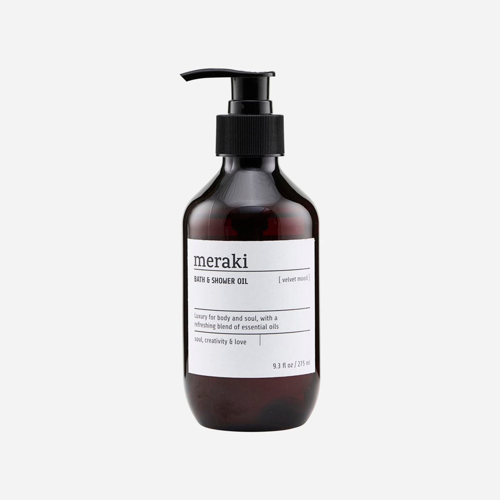Meraki Velvet Mood Bath & Shower Oil | Lagoon Beauty