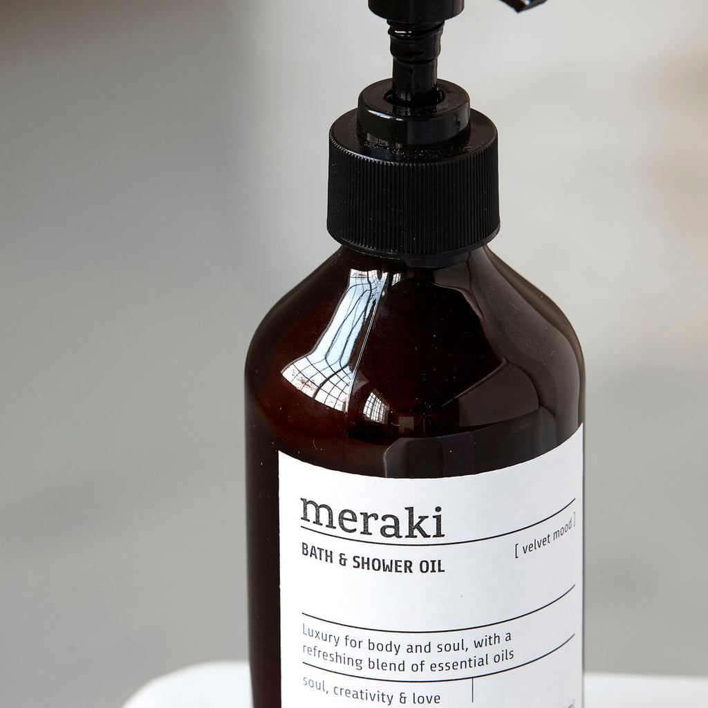 Meraki Velvet Mood Bath & Shower Oil | Lagoon Beauty