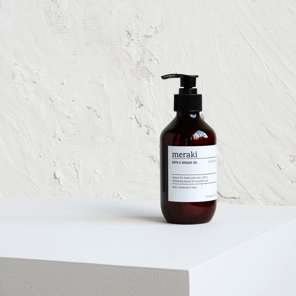 Meraki Velvet Mood Bath & Shower Oil | Lagoon Beauty