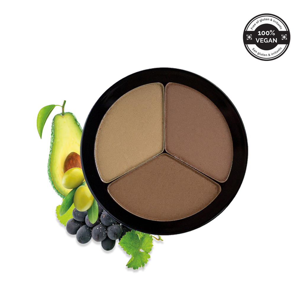 trio brow colours, emani, brow colours, vegan make up, organic make up, eyebrow eyebrow pencil eyebrow kit eyebrow palette eyebrow makeup eyebrow shaping kit eyebrow brush best eyebrow kit