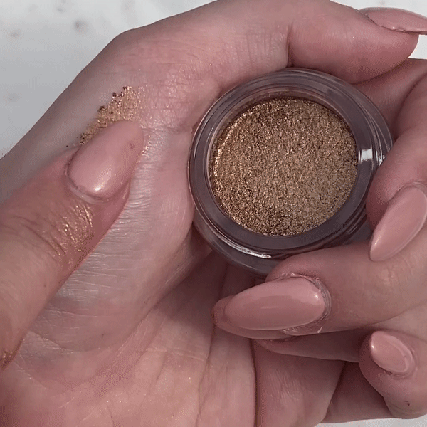 Mellow Cosmetics Glitter Eyeshadow - Copper | Lagoon Beauty 