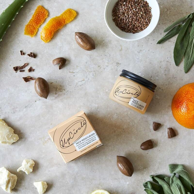 UpCircle Face Moisturiser with Argan Powder Lagoon Beauty