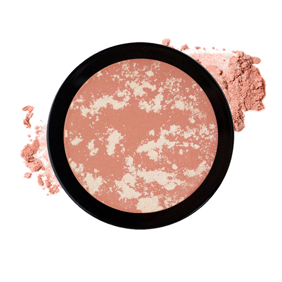 emani cosmetics emani foundation vegan mineral makeup mosaic blush, pink blush, vegan blush, vegan make up, organic make up