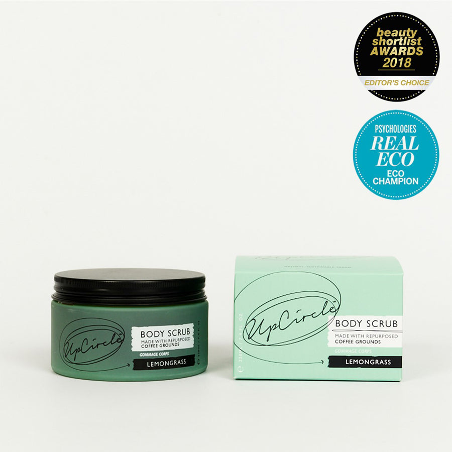 UpCircle Lemongrass Body Scrub with Coffee Lagoon Beauty 