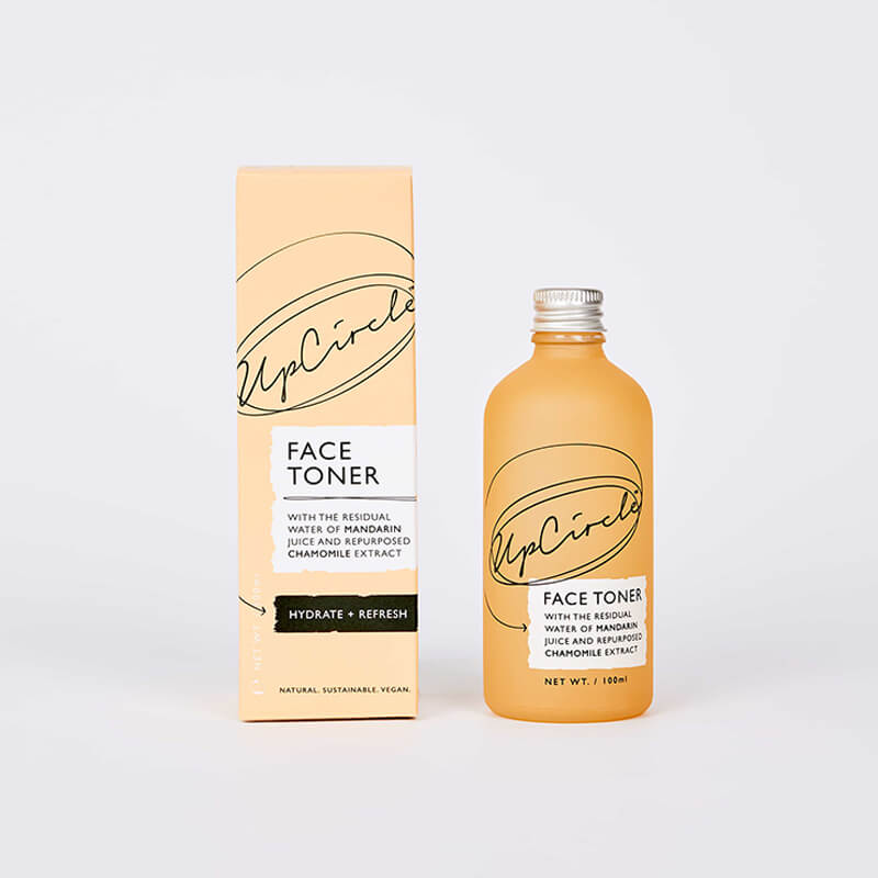 UpCircle Face Toner with Mandarin and Chamomile Lagoon Beauty