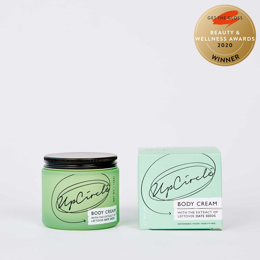 UpCircle Body Cream with Date Seeds Lagoon Beauty 