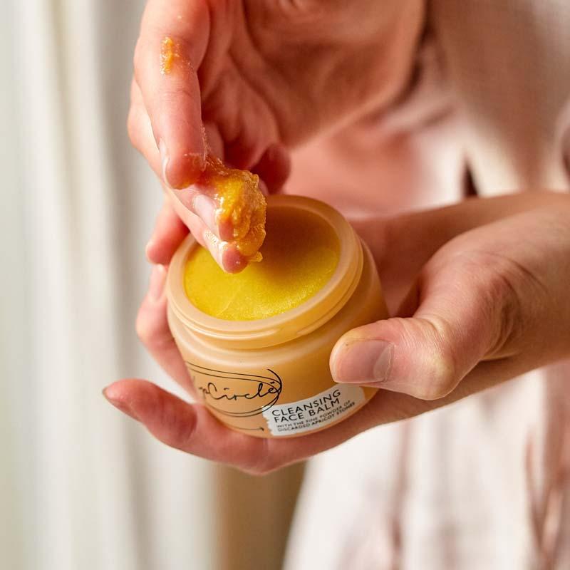 UpCircle Cleansing Face Balm with Apricot Powder Lagoon Beauty